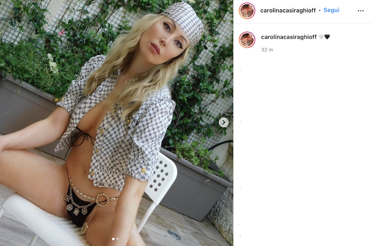 Il post Instagram di Carolina Casiraghi
