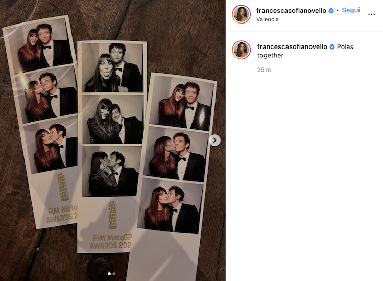 Il post Instagram con le polaroid