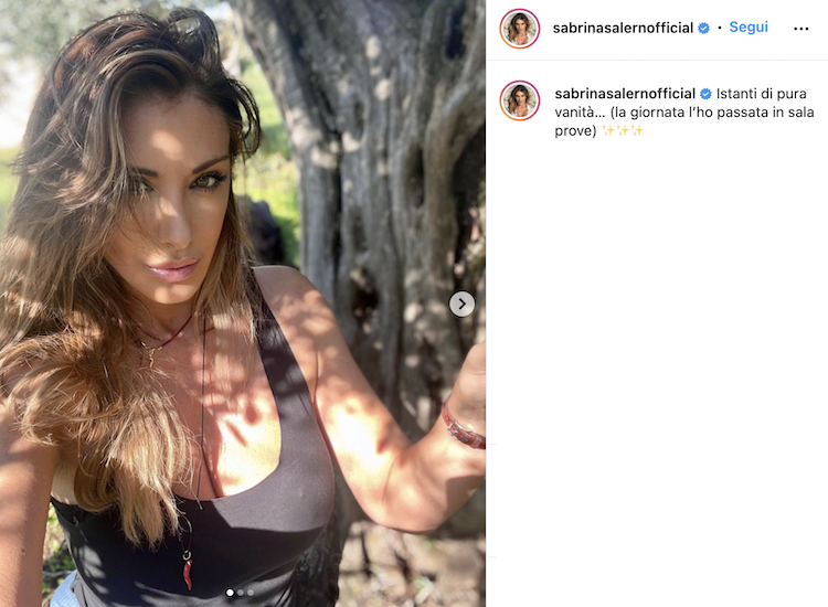 Sabrina Salerno e il suo post
