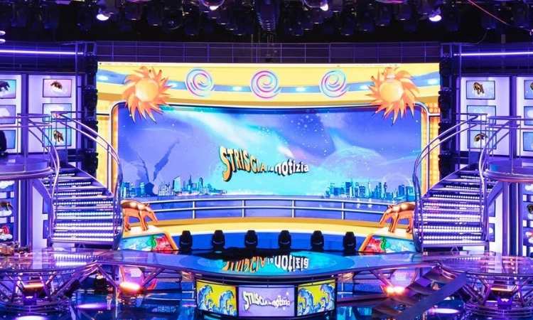 Lo studio di Striscia la notizia