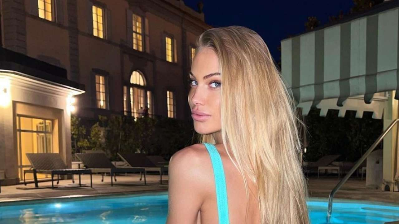 Taylor Mega e il vestito rosso a Dubai