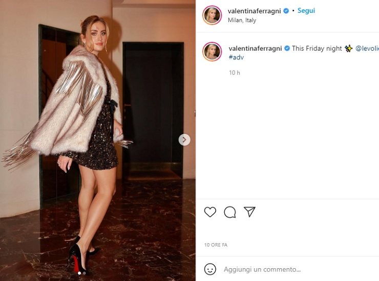 Valentina Ferragni elegante