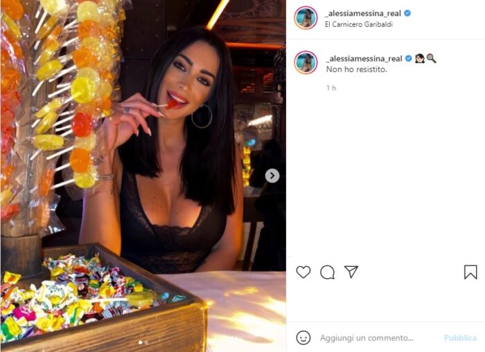 Alessia Messina post Instagram