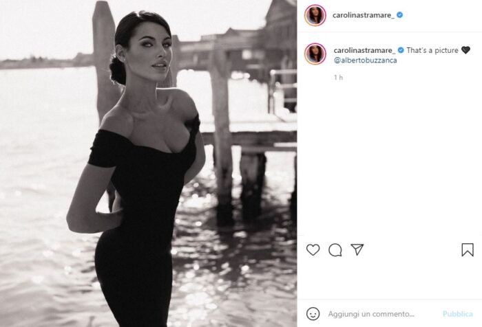 Carolina Stramare post Instagram