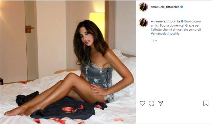 Emanuela Tittocchia post Instagram
