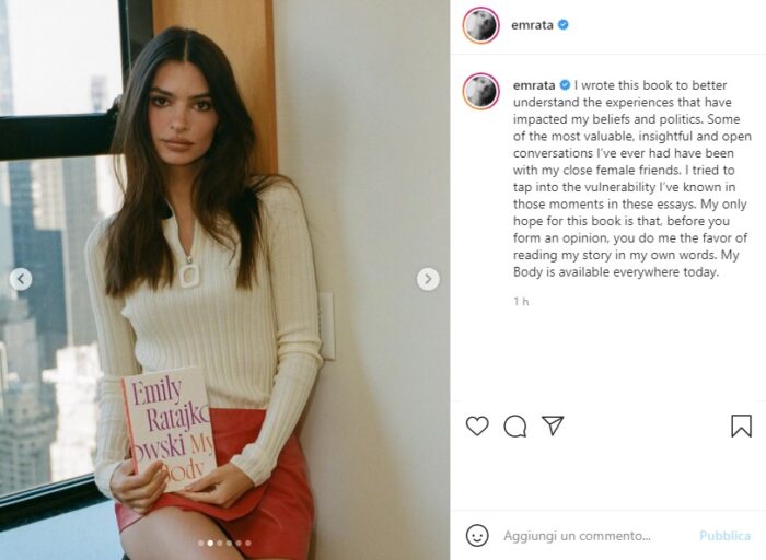 Emily Rataijkowski post Instagram