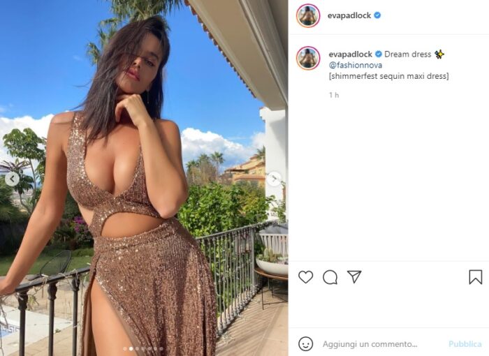Eva Padlock post Instagram