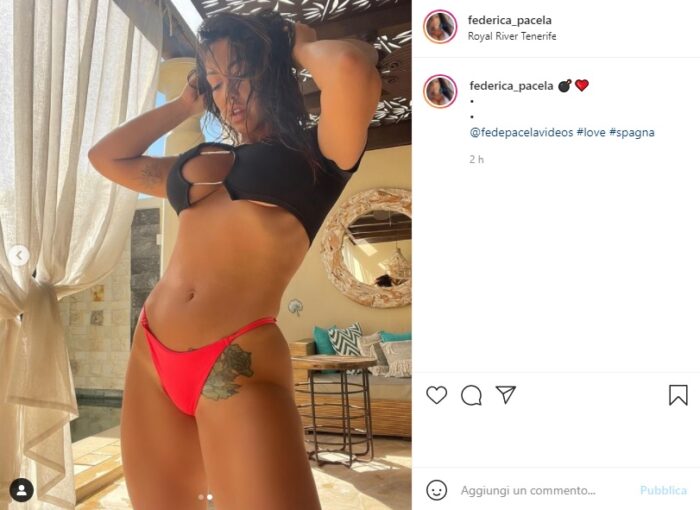 federica pacela post Instagram