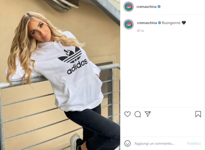 Laura Cremaschi post Instagram