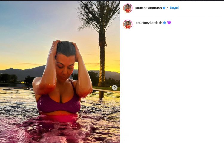 Kourtney Kardashian Post Instagram 