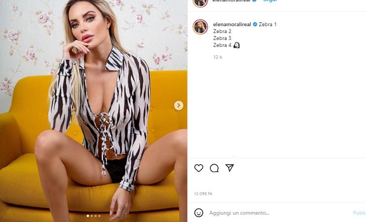 Elena Morali provocante