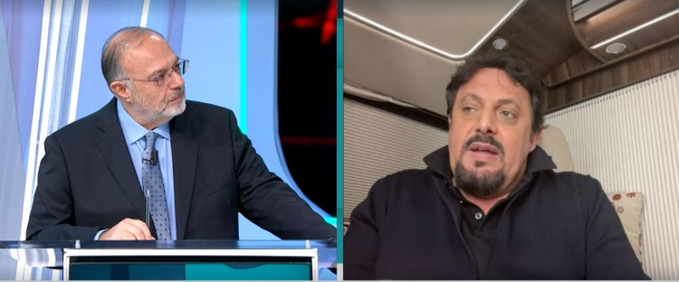 Enrico Brignano ospite da Tv Talk parla dei Ferragnez