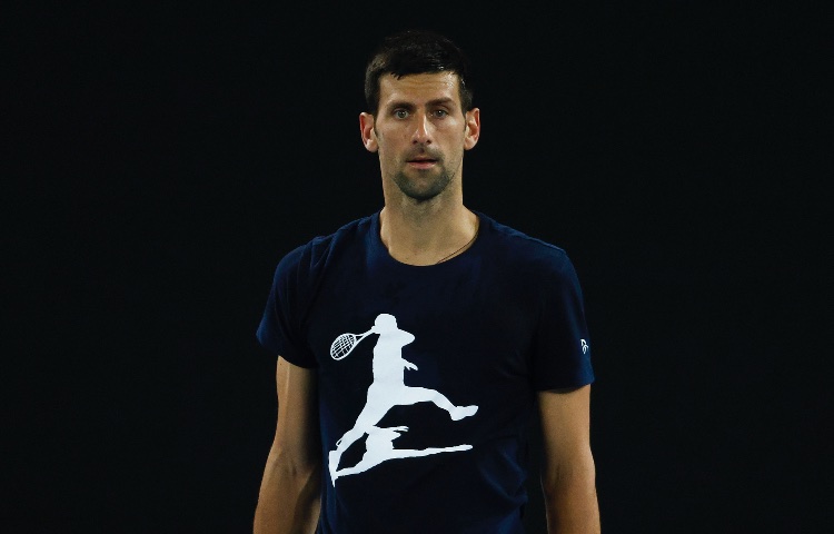 Il tennista Novak Djokovic 