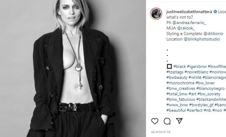 Justine Mattera seducente