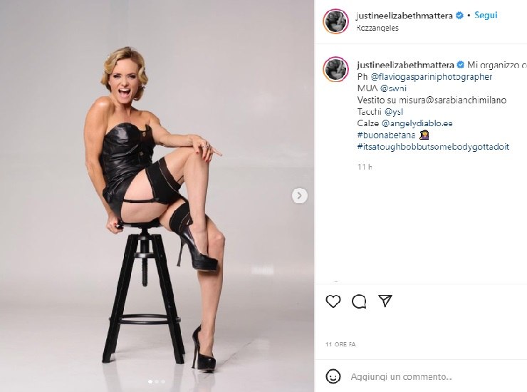 Justine Mattera sensuale