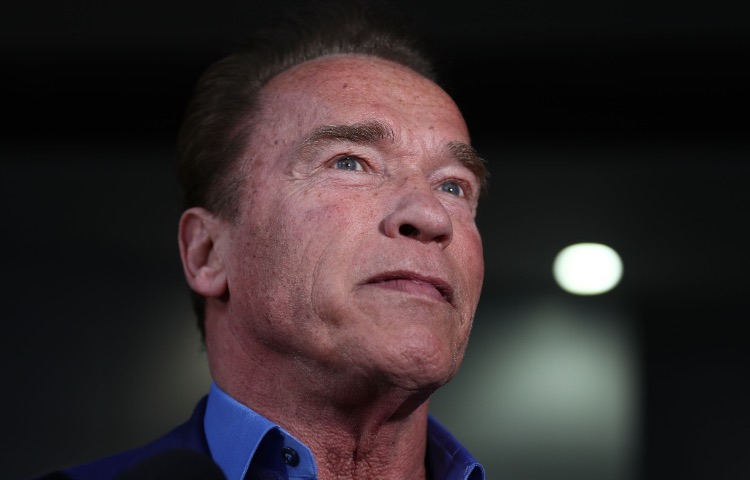L'attore Arnold Schwarzenegger 