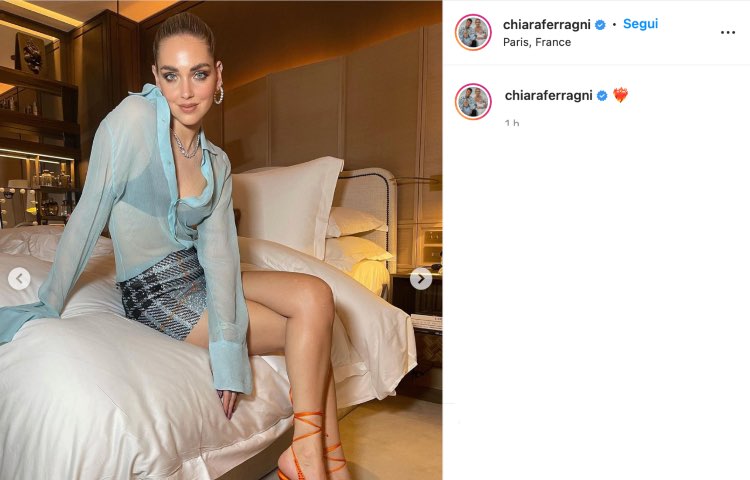 Post Instagram Chiara Ferragni 