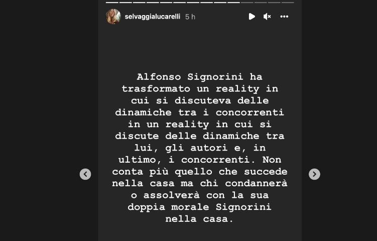 Post Instagram Selvaggia Lucarelli