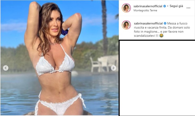 Sabrina Salerno bikini