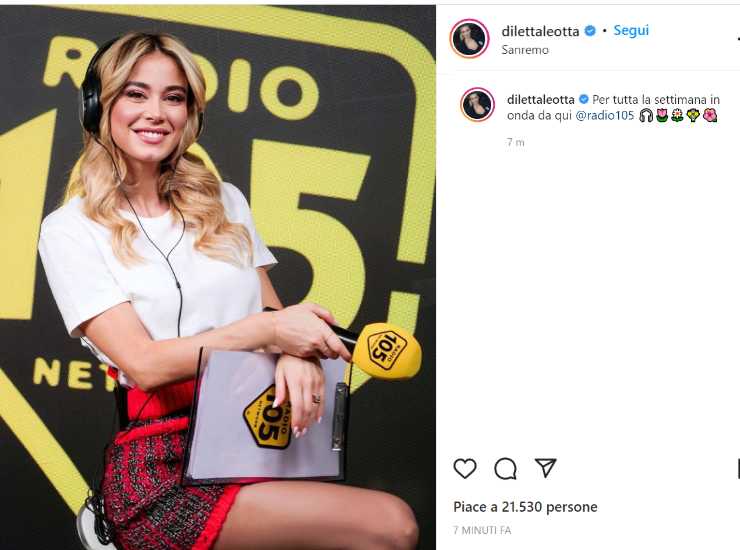 diletta leotta sanremo 31012022