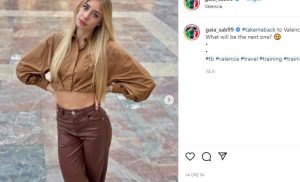 Gaia Sabbatini, mani sui fianchi e fisico mozzafiato: la posa incanta