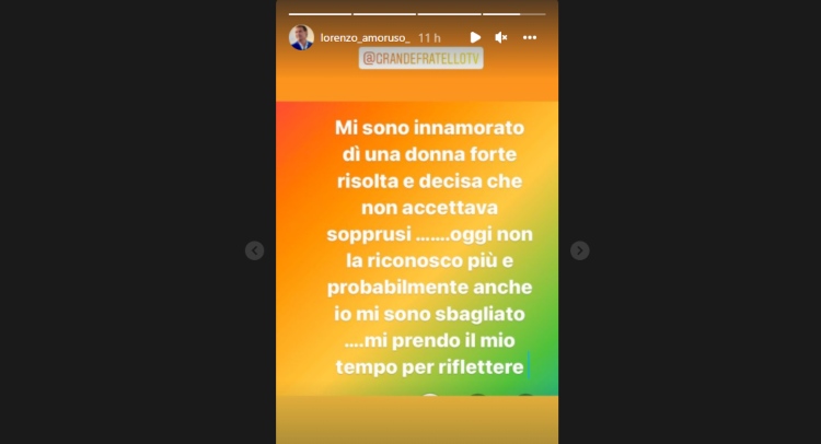 Lorenzo Amoruso contro Manila su Instagram