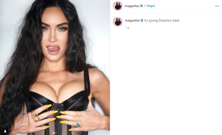 Megan Fox Dracula Instagram