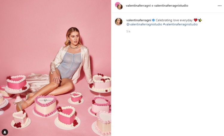 Valentina Ferragni San Valentino post Instagram