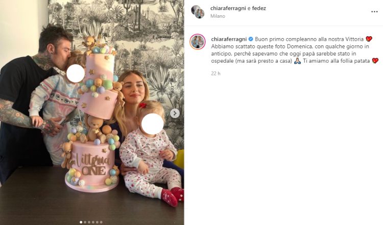 Chiara Ferragni e Fedez compleanno Vittoria