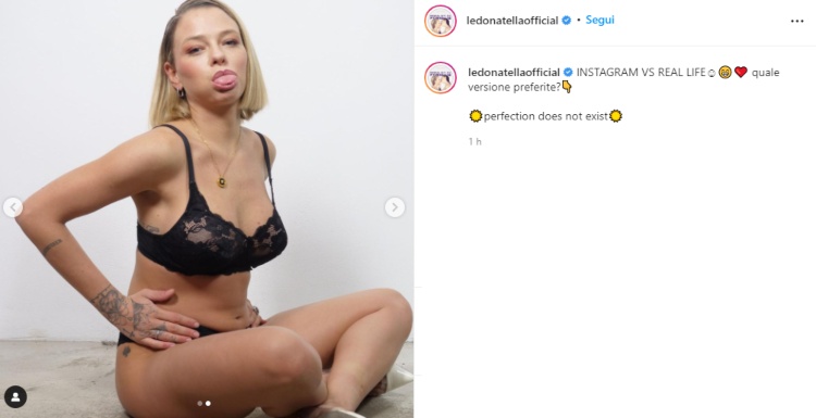 Giulia Provvedi Instagram Foto realtà