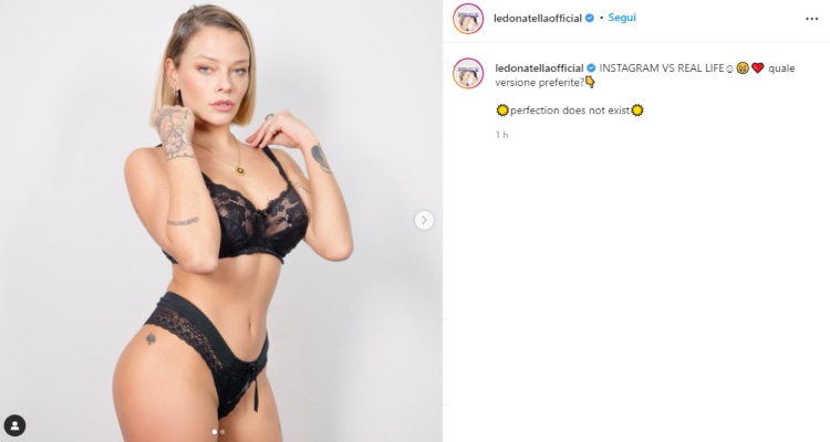 Giulia Provvedi Instagram Intimo