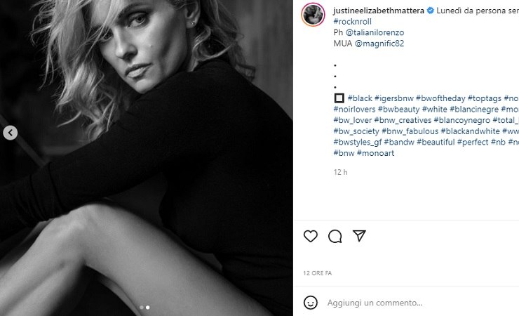 Justine Mattera sensuale