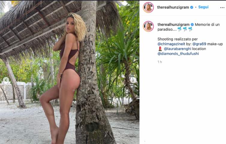 Post Instagram Michelle Hunziker