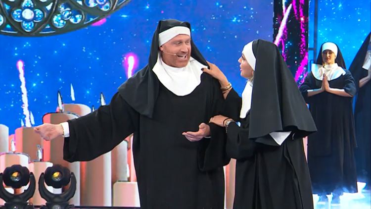 Rudy Zerbi e Celentano in Sister Act