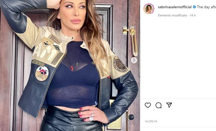 Sabrina Salerno in posa