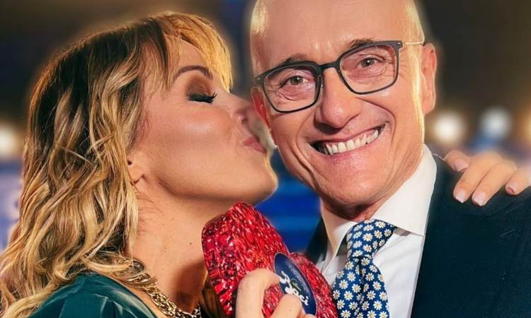 Sonia Bruganelli e Alfonso Signorini al GF Vip