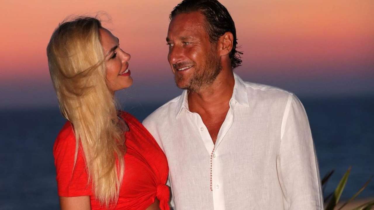 Totti e Ilary Blasi Instagram foto