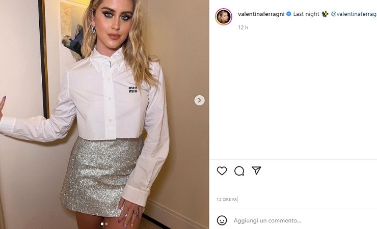 Valentina Ferragni in posa