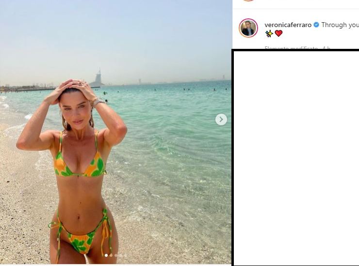 Veronica Ferraro bikini