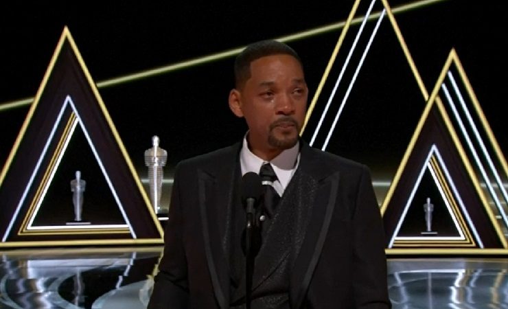 Will Smith pugno presentatore