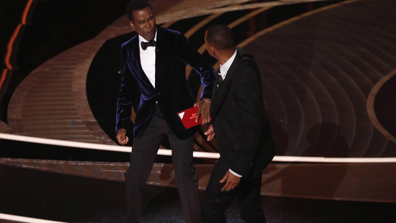 Will Smith schiaffo a Chris Rock Oscar