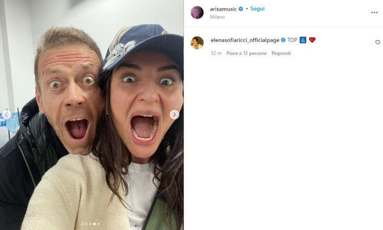 Arisa con Rocco Siffredi