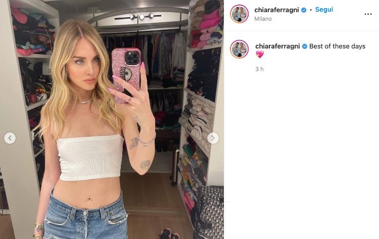 Post Instagram Chiara Ferragni