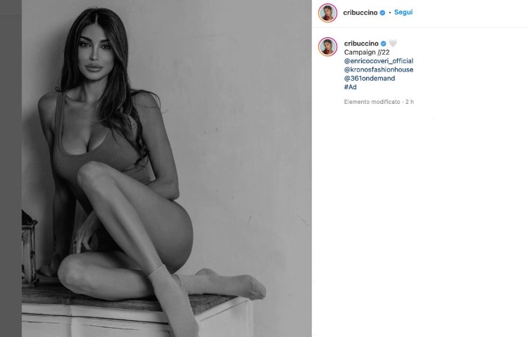 Post Instagram Cristina Buccino