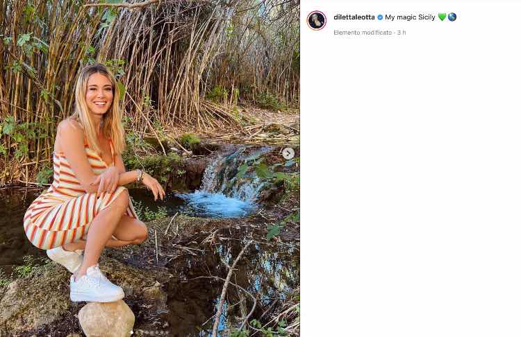 Post Instagram Diletta Leotta