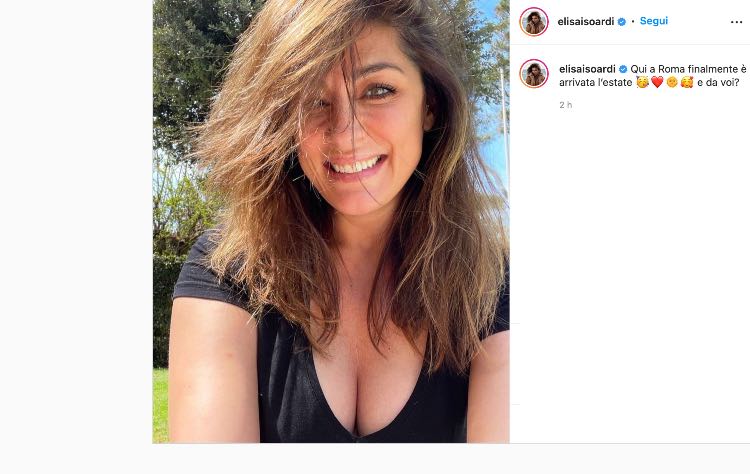 Post Instagram Elisa Isoardi