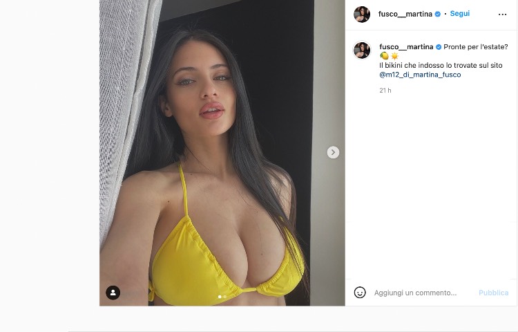 Post Instagram Martina Fusco