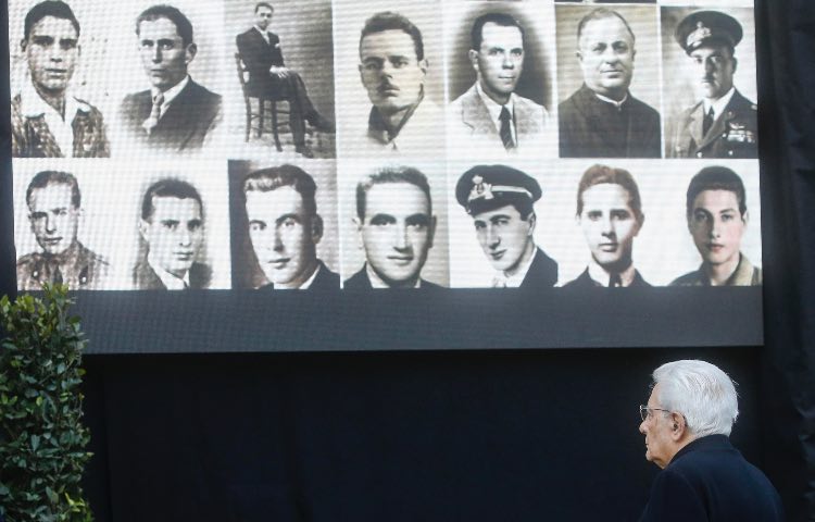 Presidente Mattarella commemora le vittime delle Fosse Ardeatine