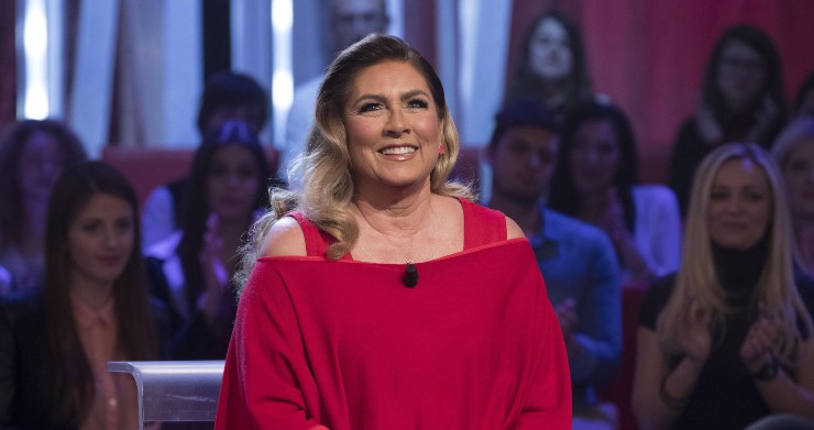 Romina Power abito rosso