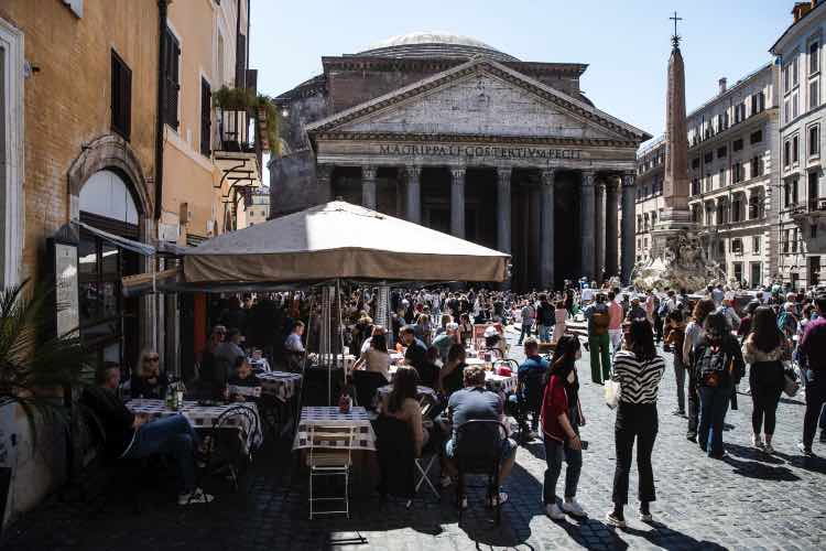 Turisti a Roma, Pasquetta